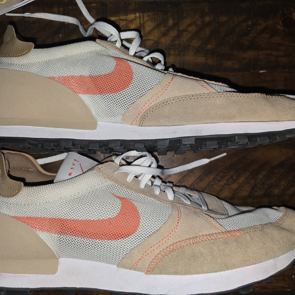 Nike Men's Tan and Orange Sneakers - Picture 2 of 6